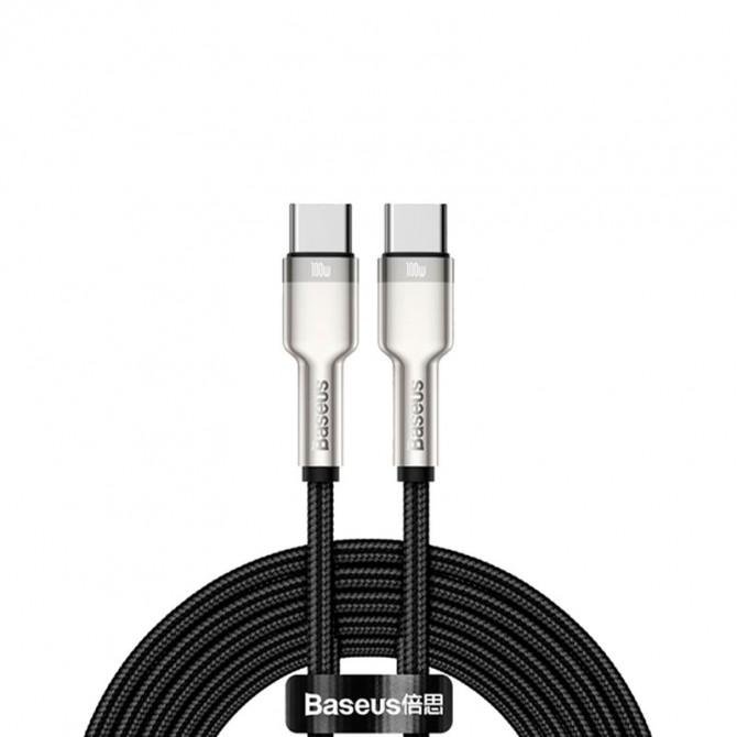 Кабель Baseus Superior Series Type-C/Type-C 100W (CATLYS-) Slate Grey 2m