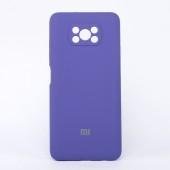 Чехол Original Soft Case Xiaomi Poco X3 NFC Темно Фиолетовый FULL