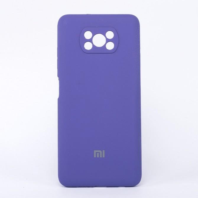 Чохол Original Soft Case Xiaomi Poco X3 NFC Темно Фіолетовий FULL
