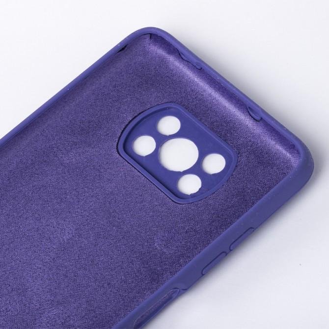 Чохол Original Soft Case Xiaomi Poco X3 NFC Темно Фіолетовий FULL-2