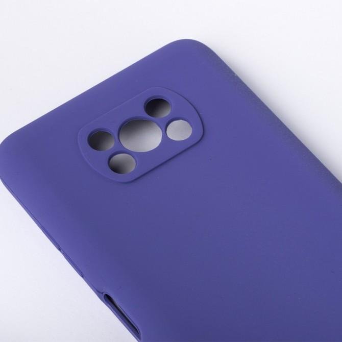 Чохол Original Soft Case Xiaomi Poco X3 NFC Темно Фіолетовий FULL-3