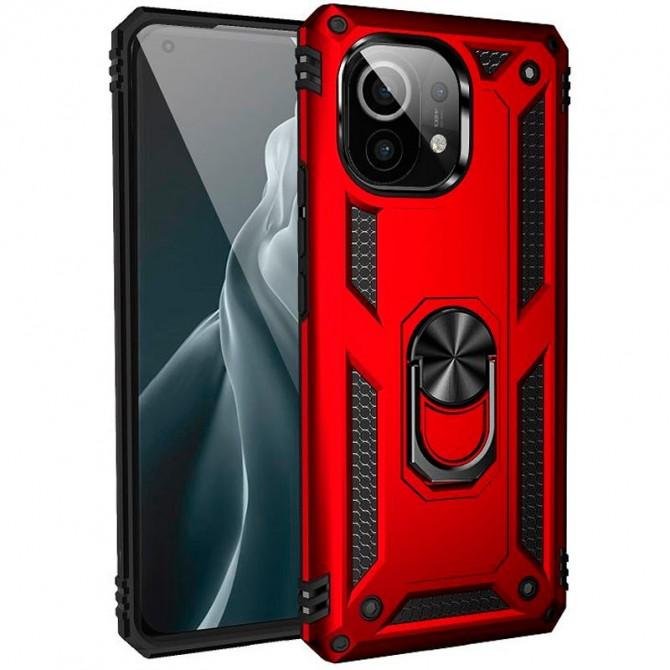 HONOR Hard Defence Series Xiaomi Mi 11 Lite Red (with magnet)-2