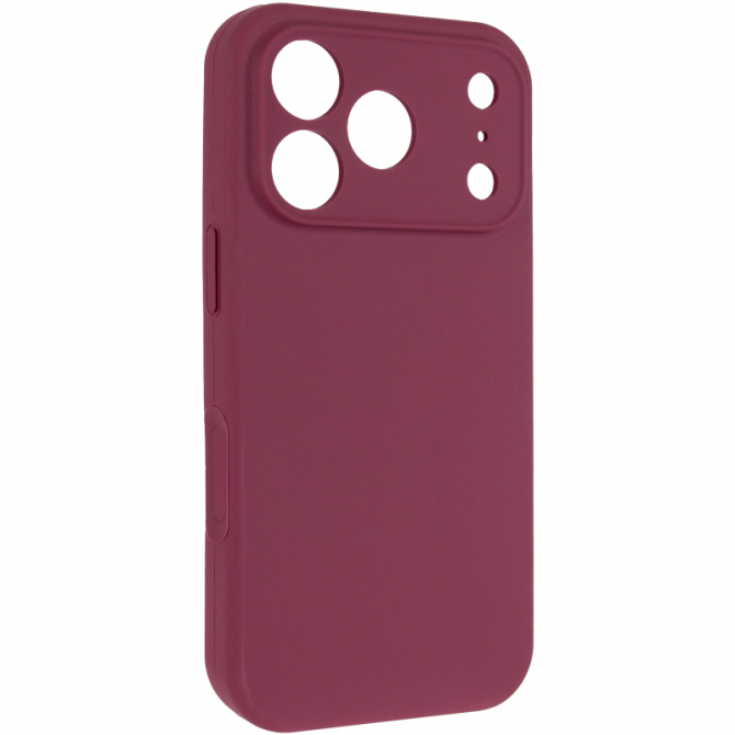Силиконовый чехол для iPhone 17 Pro Plum FULL (NO LOGO)-1
