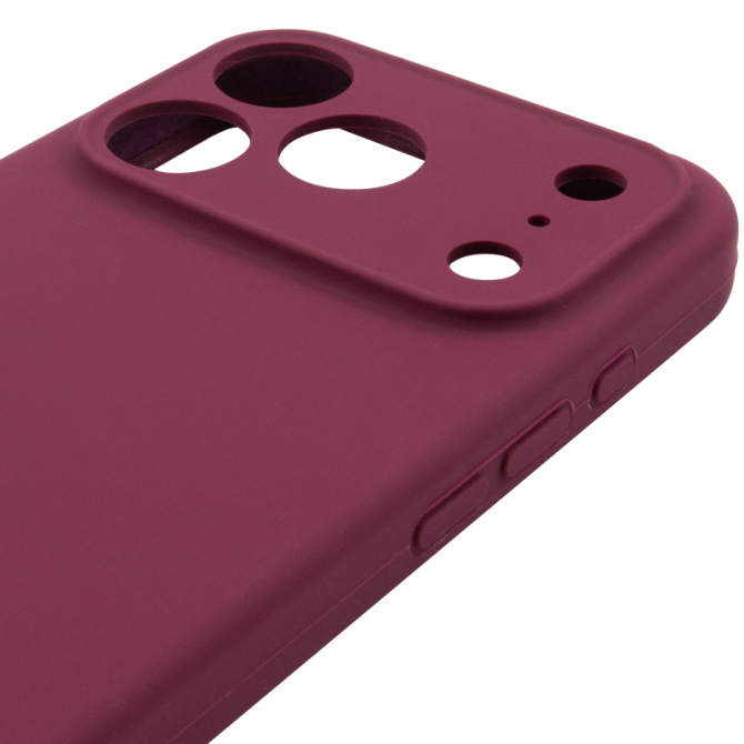 Силиконовый чехол для iPhone 17 Pro Plum FULL (NO LOGO)-3