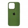 Оригінальний силіконовий чохол для iPhone 14 Plus Army Green FULL