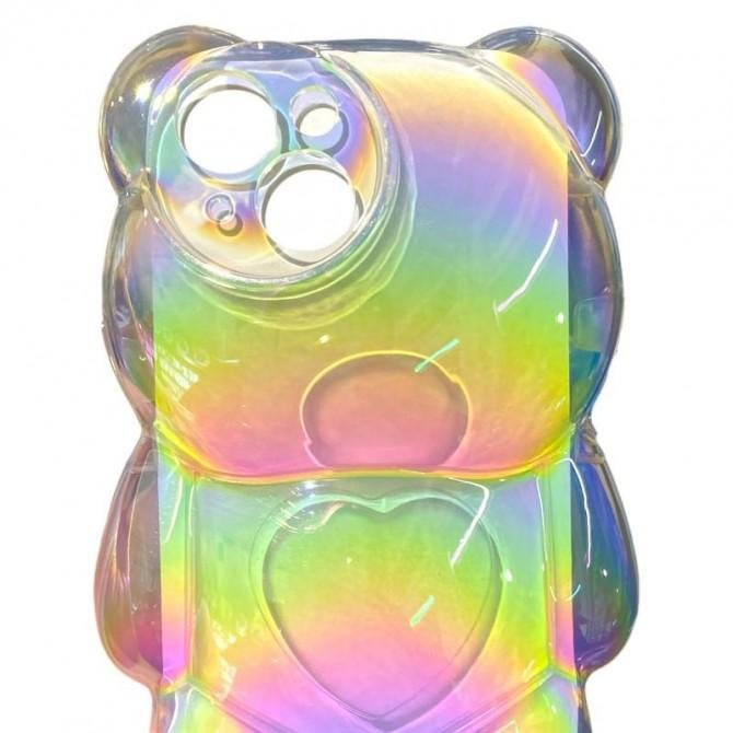 Чехол Shiny Gloss series for iPhone 13 Bear-3