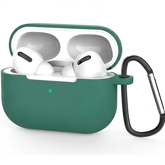 Чохол U-Like Silicone Protective Case For Airpods Pro 3 Microfibre Green