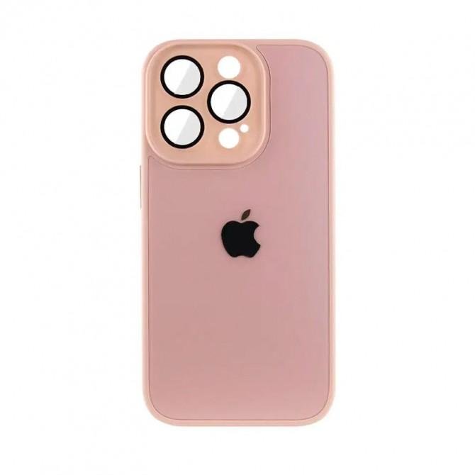 Чехол TPU+Glass Sapphire Midnight для Apple iPhone 12 Pro (6.1") Розовый