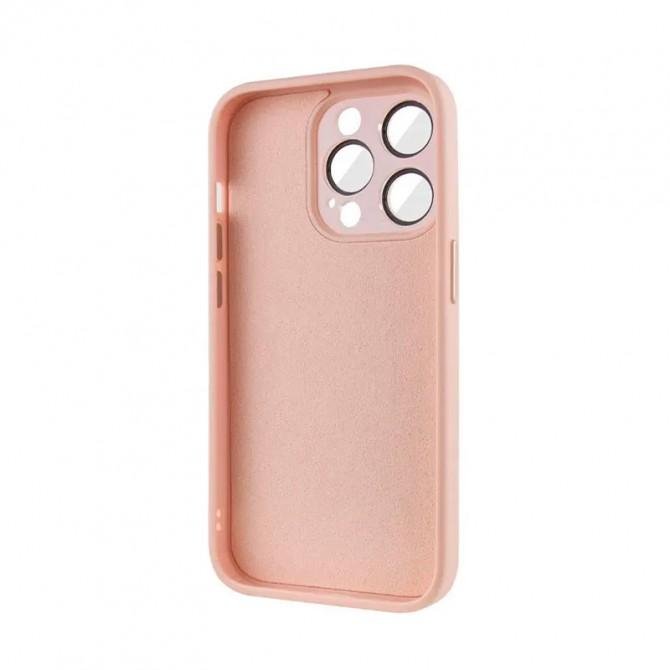 Чехол TPU+Glass Sapphire Midnight для Apple iPhone 12 Pro (6.1") Розовый-1