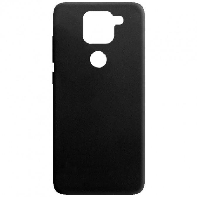 Силиконовый чехол Candy для Xiaomi Redmi Note 9/Redmi 10X Черный-1