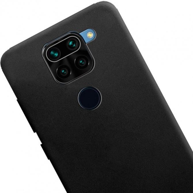 Силиконовый чехол Candy для Xiaomi Redmi Note 9/Redmi 10X Черный-2
