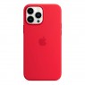 Оригинальный силиконовый чехол для iPhone 14 Pro Max Red FULL