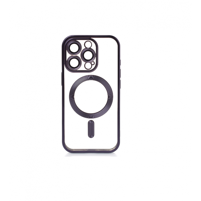 Силиконовый чехол SHINING with MagSafe для iPhone 16 Pro Max Фиолетовый