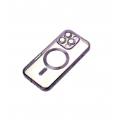 Силиконовый чехол SHINING with MagSafe для iPhone 16 Pro Max Фиолетовый Силиконовый чехол SHINING with MagSafe для iPhone 16 Pro Max Фиолетовый