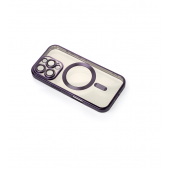 Силиконовый чехол SHINING with MagSafe для iPhone 16 Pro Max Фиолетовый Силиконовый чехол SHINING with MagSafe для iPhone 16 Pro Max Фиолетовый