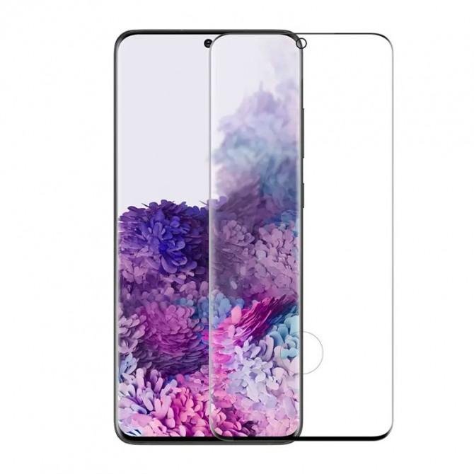 Защитное стекло Nillkin (CP+ max 3D) для SAMSUNG S20 (0.3 мм, 3D черное)-1