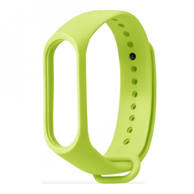 Ремінець для Xiaomi Mi Band 3 (Silicone) Світло-зелений-1