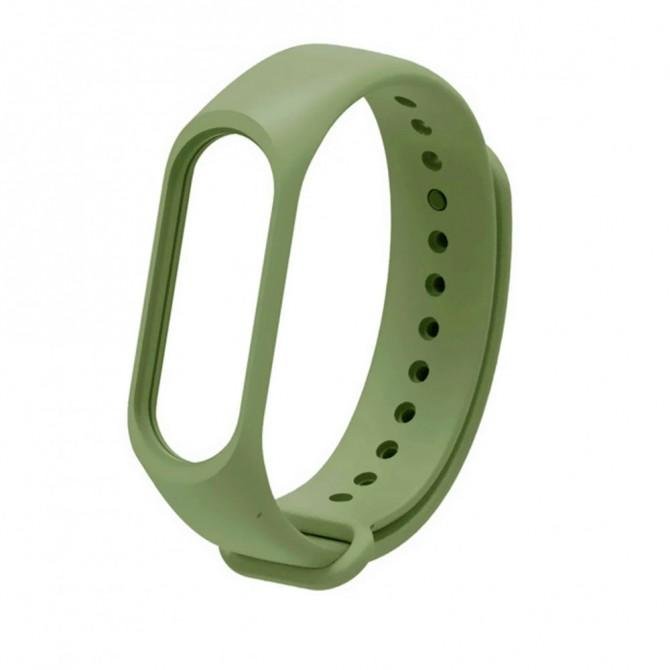 Ремінець для Xiaomi Mi Band 2 (Silicon) Оливковый
