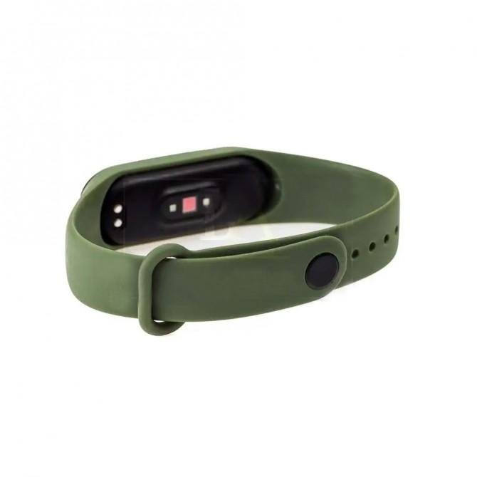Ремінець для Xiaomi Mi Band 2 (Silicon) Оливковый-2