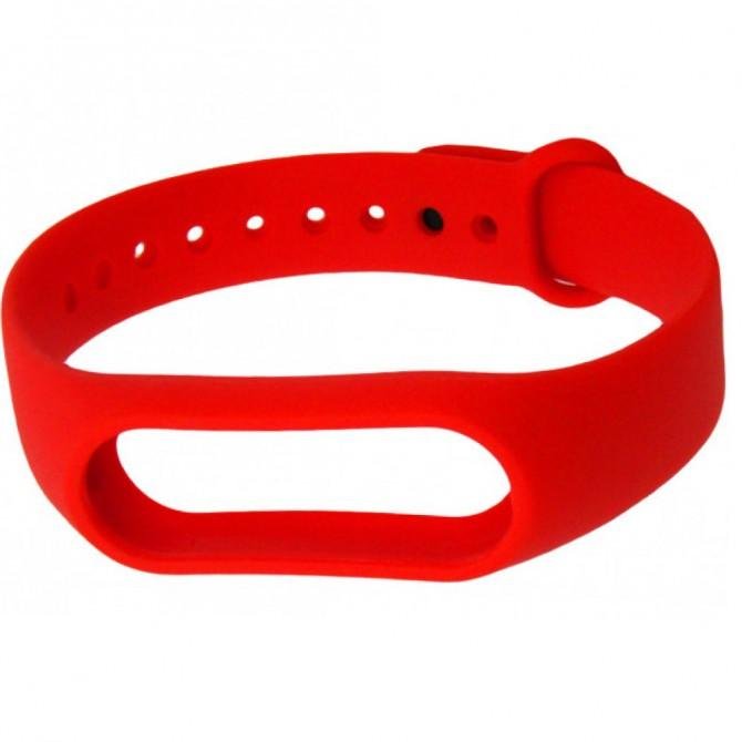 Ремінець для Xiaomi Mi Band 2 (Silicon) Червоний-2