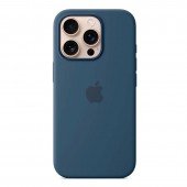 Оригинальный силиконовый чехол для iPhone 16 Pro Cosmos Blue FULL Оригинальный силиконовый чехол для iPhone 16 Pro Cosmos Blue FULL