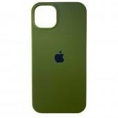 Силіконовий чохол для iPhone 14 Plus Dark Olive FULL