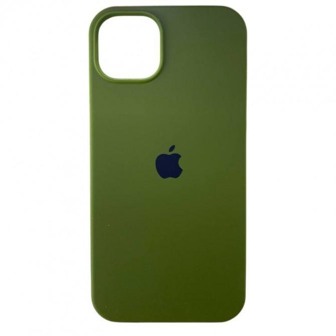 Силіконовий чохол для iPhone 14 Plus Dark Olive FULL