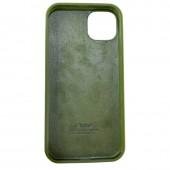 Силіконовий чохол для iPhone 14 Plus Dark Olive FULL