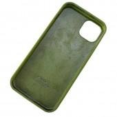 Силіконовий чохол для iPhone 14 Plus Dark Olive FULL