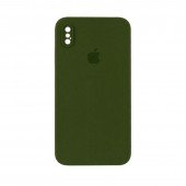 Силиконовый чехол для iPhone X/Xs Хаки FULL (SQUARE SHAPE) Силиконовый чехол для iPhone X/Xs Хаки FULL (SQUARE SHAPE)