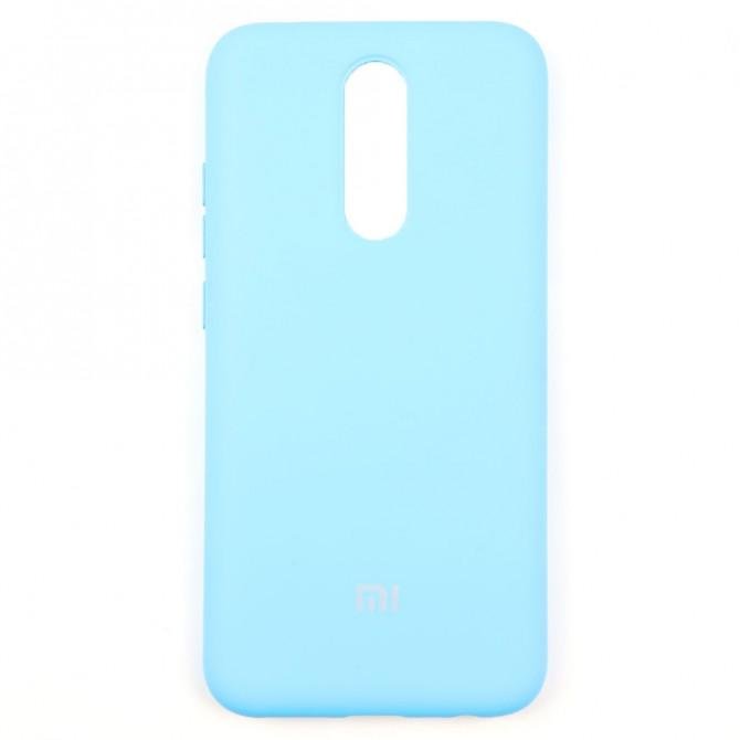 Чехол Soft Case для Xiaomi Redmi 8 Ярко синий FULL-1