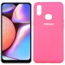 Чехол Soft Case для Samsung A107 Galaxy A10s 2019 Ярко розовый FULL
