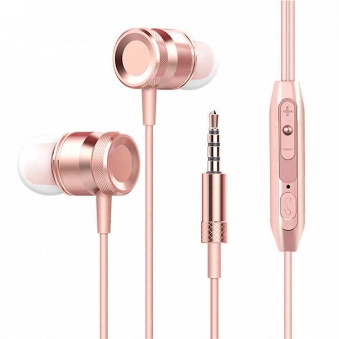 Наушники Langsdom M299 Розовое золото