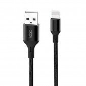 Кабель USB XO NB143 Braided Lightning 1.5A/2m Black Кабель USB XO NB143 Braided Lightning 1.5A/2m Black