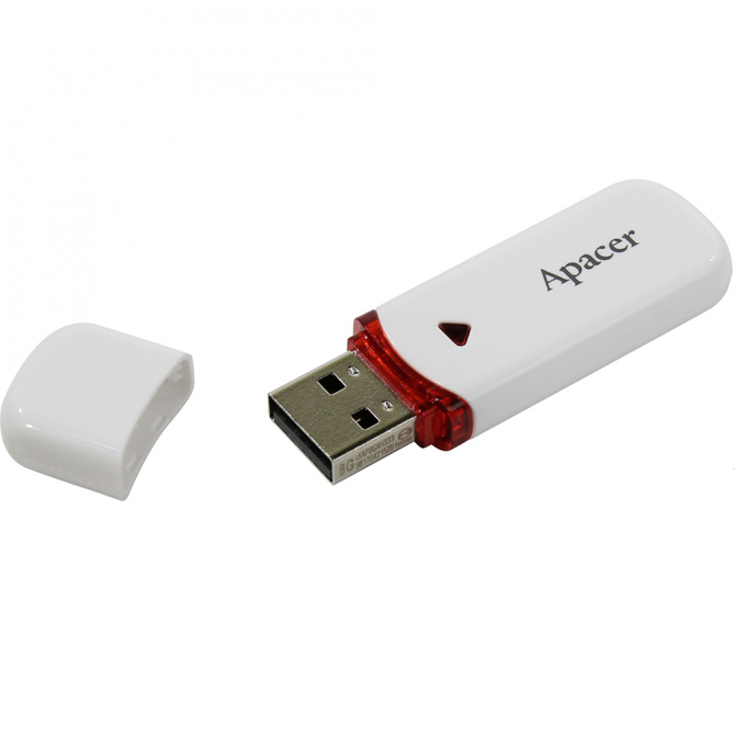 Флеш пам'ять Apacer USB 16Gb AH333 Білий-3