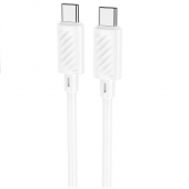 Кабель Hoco X88 Gratified PD for Type-C to Type-C 60W/3A White 1m