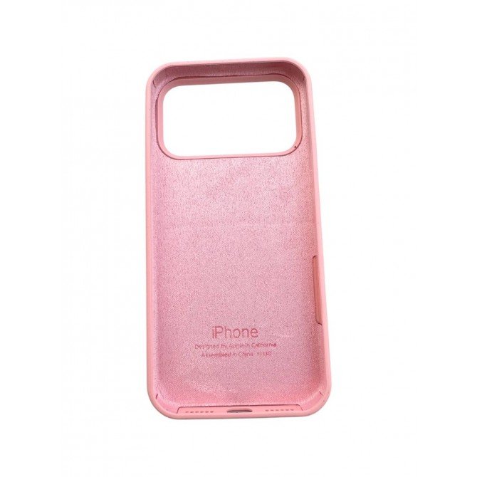 Cиліконовий чохол для iPhone 17 Pro Max Pink FULL-1
