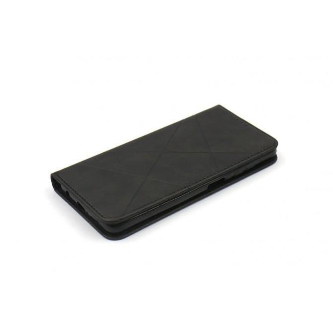 Чохол-книжка Lines Leather for Xiaomi Poco M3/ Redmi 9T Black-1