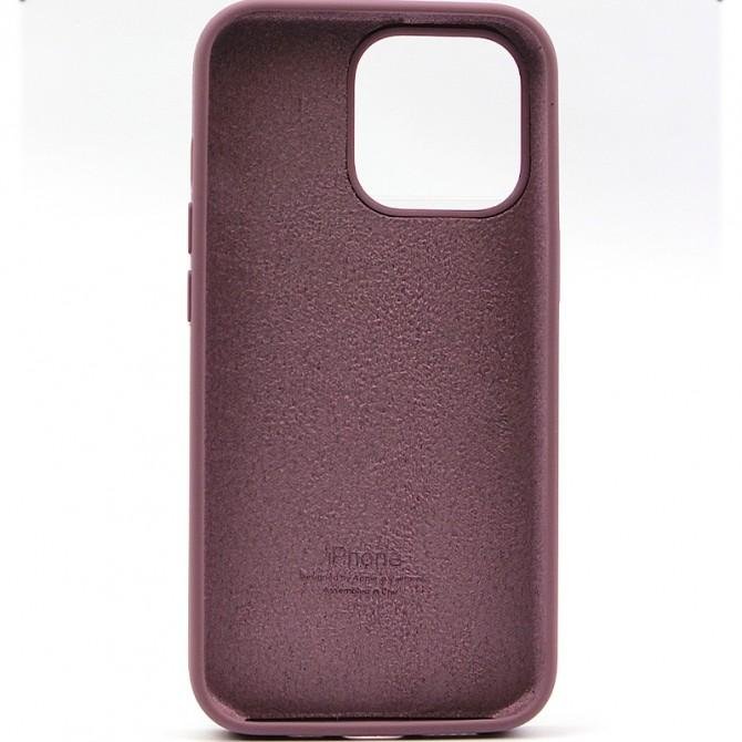 Оригинальный силиконовый чехол для iPhone 13 mini Смородиновый FULL-3