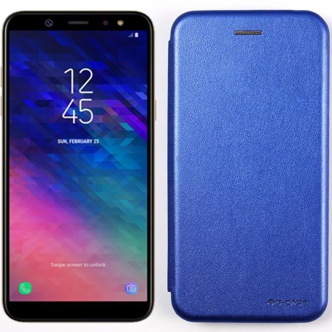 Чохол книжка U-Like Best для Samsung A605 Galaxy A6 Plus 2018 Синій