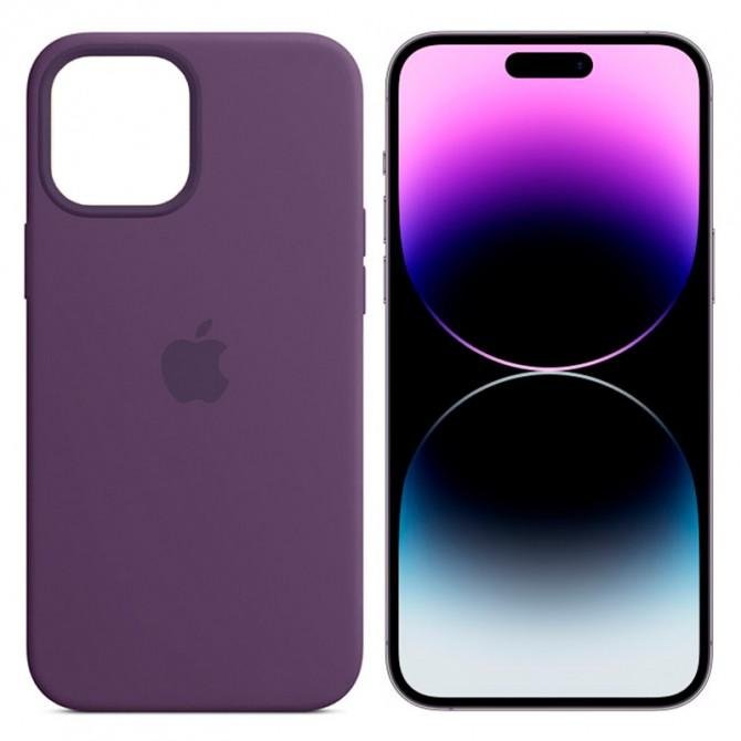 Оригинальный силиконовый чехол для iPhone 14 Pro Max Amethyst FULL-1