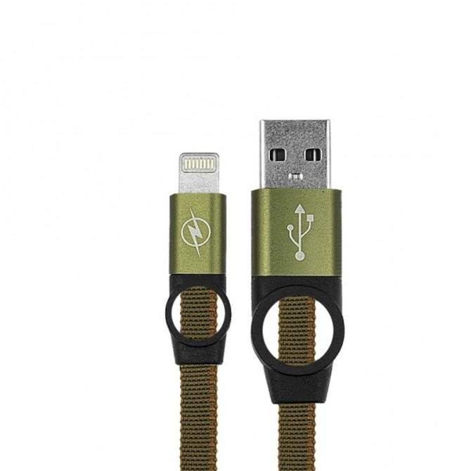 Кабель Gelius Pro Flexible 2 GP-UC07i Lightning Pine Green