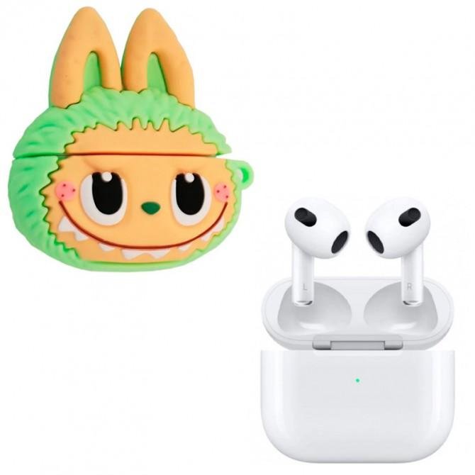 Чохол U-Like Protective LABUBU для Airpods 3 Green-1