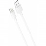 Кабель USB XO NB156 Lightning 2.4A/1m White