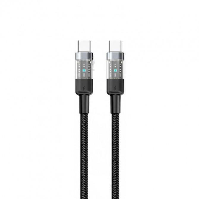 Кабель Gelius Fusion GP-UCN003 (Incredible series) Type-C/Type-C (1.25m) (60W) Black