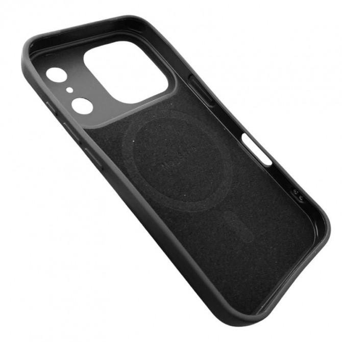 TPU чохол Carbon Protective with Magsafe для Apple iPhone 17 Pro (6.3") Black-4