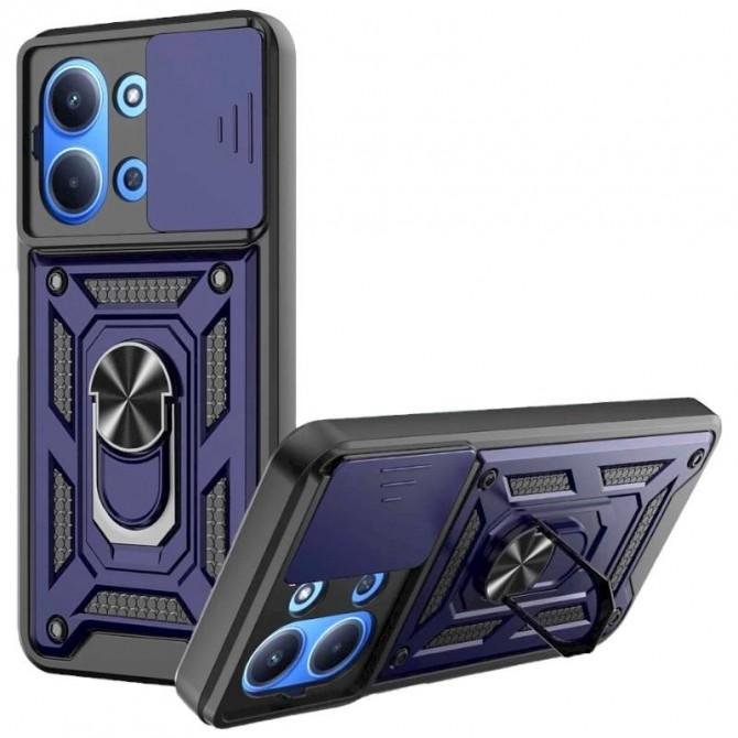 Чехол HONOR Hard Defence Series Xiaomi Redmi 15c/ Poco C85 Blue (with Camshield and magnet)