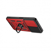 Чехол HONOR Hard Defence Series Xiaomi Redmi 15c/ Poco C85 Red (with Camshield and magnet)