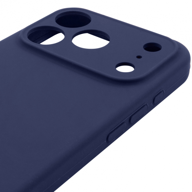 Силиконовый чехол для iPhone 17 Pro Max Deep Navy FULL (NO LOGO)-3