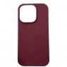Силиконовый чехол для iPhone 16 Maroon FULL (NO LOGO)